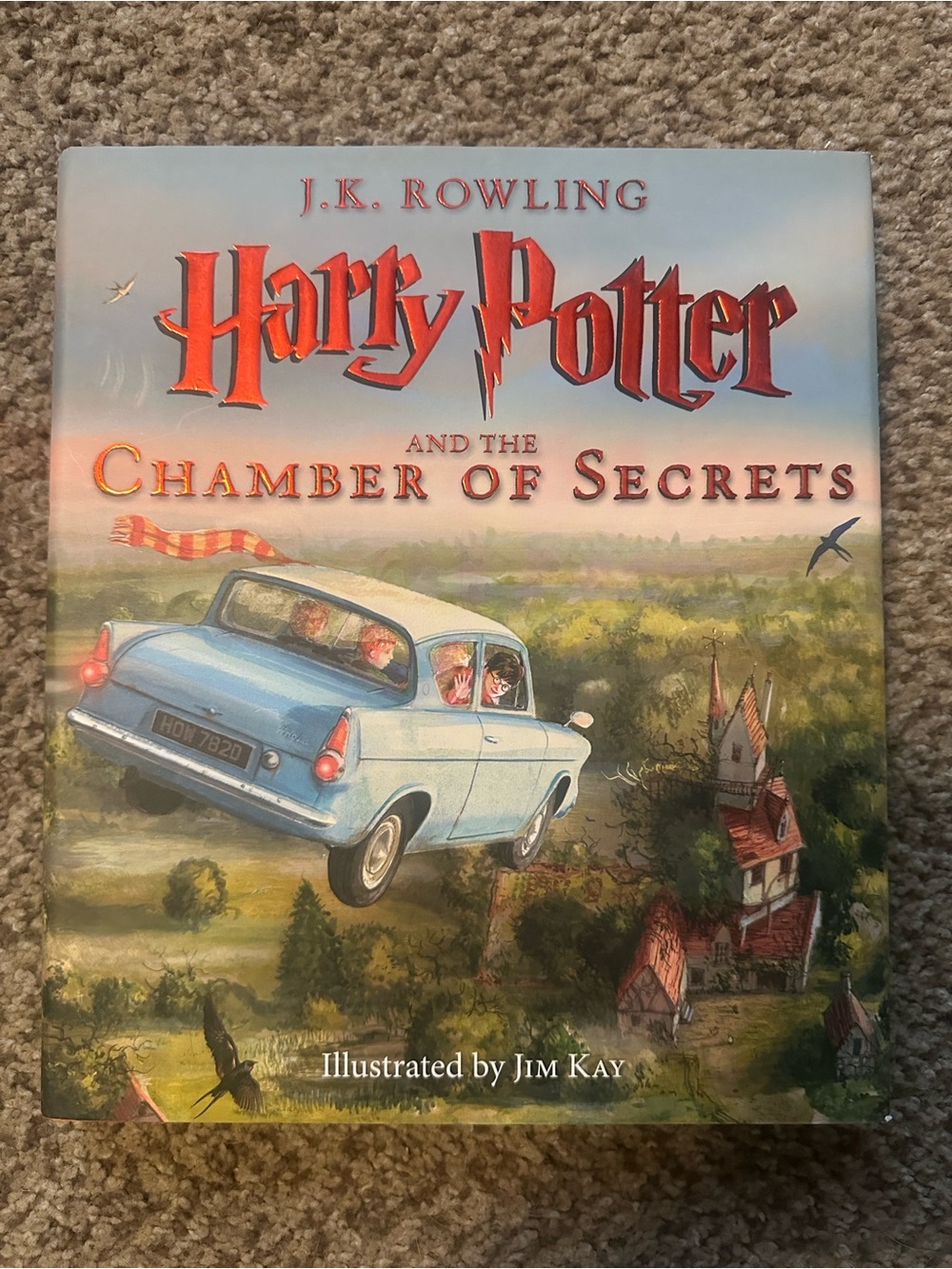 Harry Potter chamber of secrets illustrated